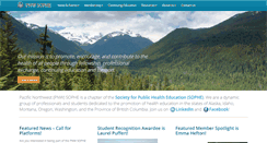 Desktop Screenshot of pnwsophe.org
